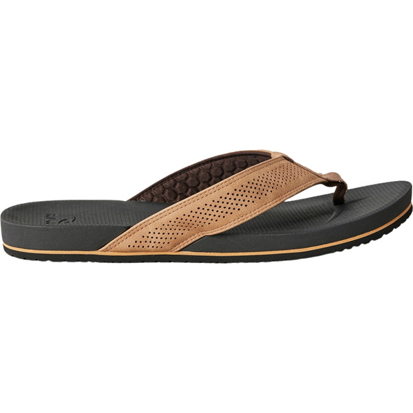 2026 Rip Curl Mens Chiba 2.0 Bloom Open Toe Sandals 1BYMOT - Brown / Black